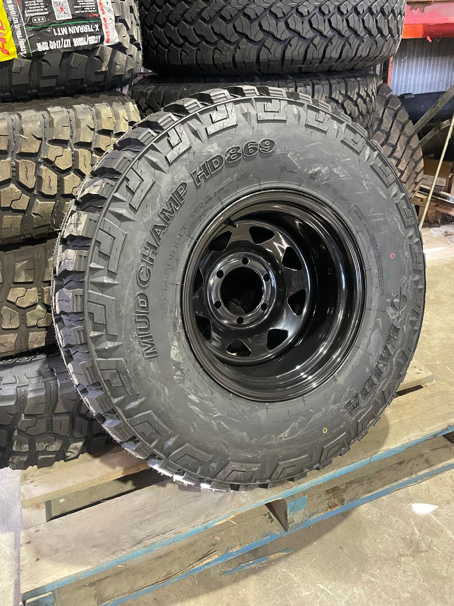 15" 33x12.5 R15 Muddy and 15x10 Rim Combo