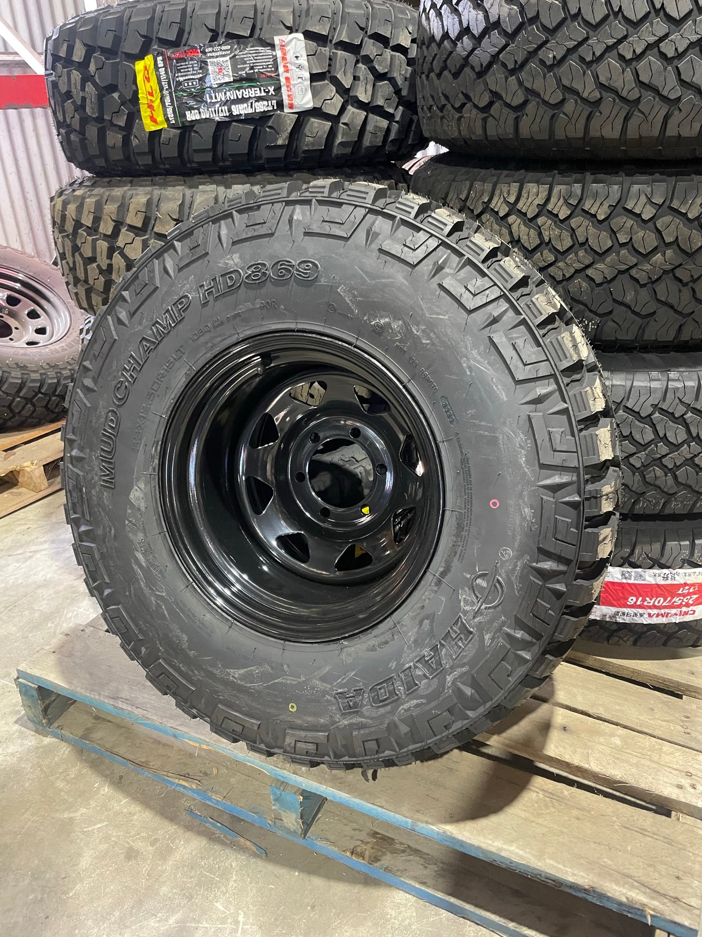 15" 33x12.5 R15 Muddy and 15x10 Rim Combo